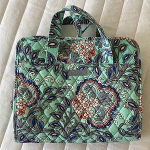 Vera Bradley hanging travel toiletries bag.